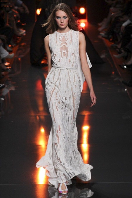 Sanne Vloet shows Paris S/S 2015 Elie Saab